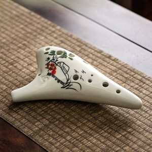 โอคาริน่าคุณภาพสูง 12 รู โทนอัลโต ซี  วาดลายด้วยมือ เหมาะสำหรับผู้เริ่มต้นและการแสดง - Product Image 4