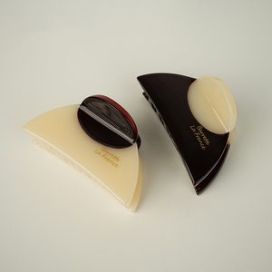 Venta directa de fábrica, nueva pinza para el cabello de acetato, pinzas para el cabello elegantes a la moda, pinzas francesas de lujo para mujer - Product Image 4