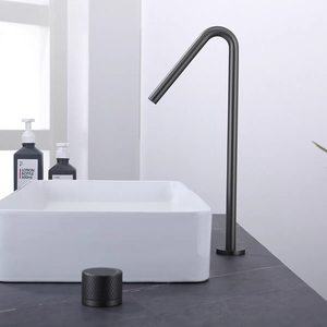 Basin Faucet Dual Handle Ceramic Valve Core <b>Deck</b> Mounted 2 Holes For Bathroom Toilet Hotel - Product Image 1
