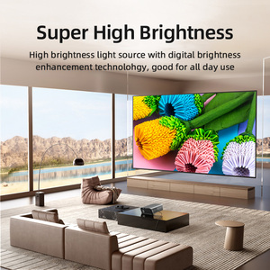 2025 Hot Sale A9R 1550ANSI LED Video <b>Projector</b> <b>Android</b> 9 for Short Throw 4K Stereoscopic Beamer for Education Business - Product Image 5