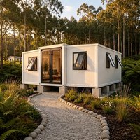 Casa Modular Prefabricada de Lujo, Casa Pequeña de 20 pies, 30 pies, 40 pies, 2, 3, 4 Dormitorios, Casas Prefabricadas, Casa Contenedor Expandible