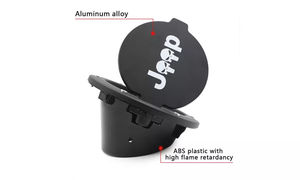 NEWWIND penutup tangki Gas, penutup pintu pengisi bahan bakar untuk 2007-2018 Jeep Wrangler JK JKU 2/4, aksesori pintu 4x4 modifikasi Off Road - Product Image 6