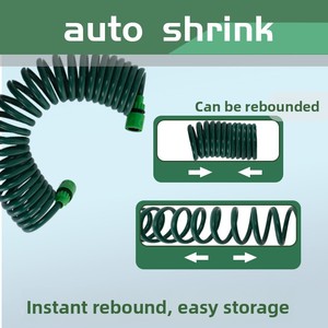 Garden <strong>Sprinkler</strong> Cleaning Car Wash High Pressure Water Gun <strong>Hose</strong> Telescopic Latex Spring TPE Pipe Flower Watering - Product Image 3