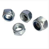 Écrou hexagonal autobloquant en nylon zingué GB M3-M30, antidérapant, pour les secteurs de la santé, de l'exploitation minière et de la fabrication CNC sur mesure