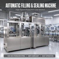 Machine de remplissage automatique de liquides pour boissons, sauces, huiles, jus – Pompe volumétrique à piston, haute précision, qualité alimentaire, production industrielle