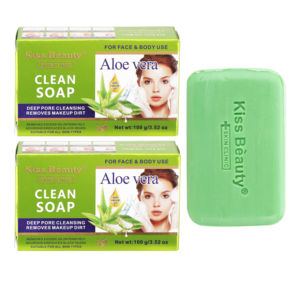 Vendeur d'Or Usine Kiss Beauty <span class=keywords><strong>Savon</strong></span> Visage Huile Naturelle Aloe Vera Nettoyage Profond des Pores Élimine Maquillage et Impuretés - Product Image 3