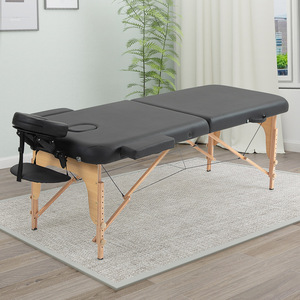 Bàn massage gấp tùy chỉnh góc tròn xốp massage di động GiườNg Massage da tổng hợp - Product Image 1