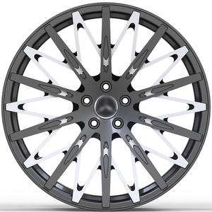 5X112 Patrón de pernos 20 "21" 22 "y 23" Custom Gun Metal y llantas forjadas blancas para Mercedes Benz y BMW - Product Image 3