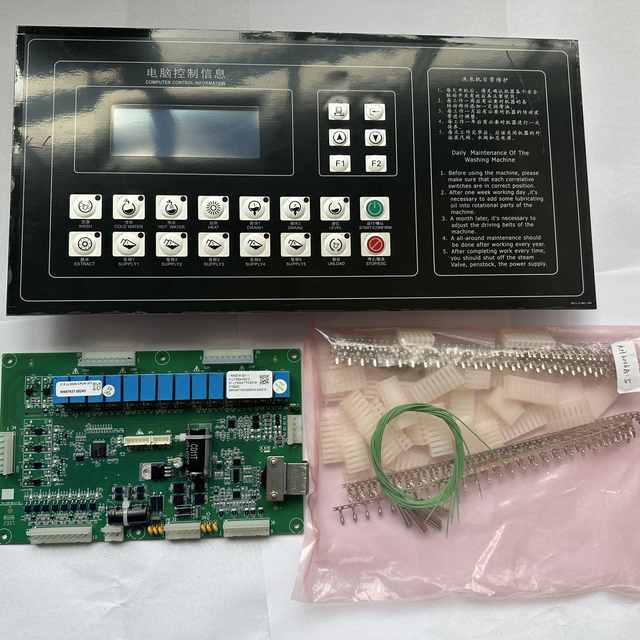 Sunflower Brand PVC Washing Machine Control Panel 50KG/100KG Capacity Washer Extractor Controller with 1 Year Warranty