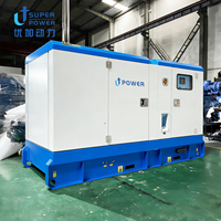 Générateur diesel silencieux industriel à trois phases 200kVA 250kVA 300kVA 400kVA 500kVA avec démarrage automatique, démarrage à distance et ATS