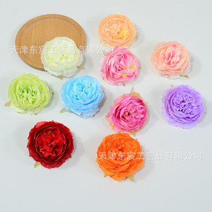 ดอกโบตั๋นประดิษฐ์หลายชั้นจาก Dongchen Arts Crafts สำหรับติดผมในงานแต่งงาน ที่คาดผม และการจัดดอกไม้ - Product Image 3