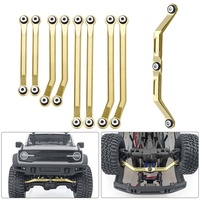 Kit de biellettes de direction et de liaison de châssis en laiton pour Crawler RC 1/18, pièces de mise à niveau CNC à haute clairance