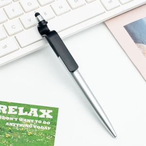 Stylos tactiles automobiles multifonctions personnalisés 3 en 1 Ehunt avec logo personnalisé en métal et plastique, 4 couleurs, pour l'éducation - Product Image 3