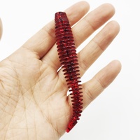 NOUVEAU Produit Leurre souple en PVC côtelé de 10 cm et 5,5 g avec action nageuse réaliste pour la pêche au bar en lac et en rivière