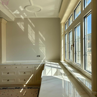 Puertas y Ventanas de Materiales de Construcción Directos de Fábrica, Solución para Proyectos de Viviendas, Aislamiento Térmico, Revestimiento de Aluminio, Exterior, Dormitorio