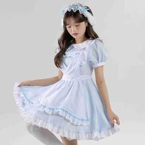 Vestido de sirvienta de conejo Yi Xiaoyi con diseño de corazón hueco para mujer, disfraz de cosplay de anime - Product Image 2