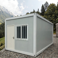 Bâtiment de bureau préfabriqué en acier portable standard, conteneur mobile de 20 pieds, maison de conteneur, salle de stockage, salle d'activités, multifonctionnel