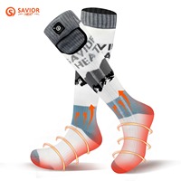 Chaussettes chauffantes rechargeables pour l'hiver, pour promener les chiens, les trajets quotidiens, chauffe-pieds thermiques, chaussettes chaudes en fibre de carbone pour les pieds froids, vente en gros