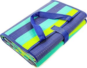Tapis de plage réversible anti-UV résistant à la décoloration, facile à plier, pour les vacances à la plage et <span class=keywords><strong>l</strong></span>'extérieur, avec <span class=keywords><strong>sac</strong></span> - Product Image 1