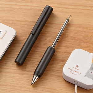 High Quality Custom Business Signature Metal Ballpoint <b>Pen</b> Black Luxury Customizable 1.0mm Writing Width Logo Advertising - Product Image 2
