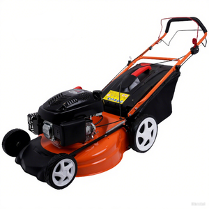 Tondeuse à gazon autotractée à moteur 4 temps thermique de qualité industrielle, bac de ramassage 55L, vitesse avant réglable, fonction mulching - Product Image 4