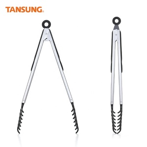 <span class=keywords><strong>Amazon</strong></span> Offre Spéciale En Acier Inoxydable de <span class=keywords><strong>Cuisine</strong></span> En Nylon Alimentaire Nouilles Pinces - Product Image 3