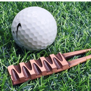 Juego de palos de golf planos y novedosos para mujer, plegables, forjados, con hebilla, color naranja, para putting, transpirables, para torneos, con marcador de pelotas de golf y soporte de exhibición. - Product Image 4