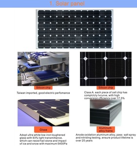 बंद ग्रिड खड़े हो जाओ अकेले सौर पीवी ऊर्जा प्रणाली 5KW 6KW 7KW 8KW 10KW सौर ऊर्जा जनरेटर के लिए बंद ग्रिड घरों - Product Image 3