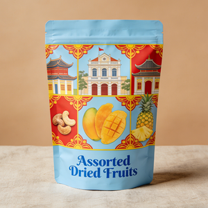 שקית אריזה מפלסטיק בהדפסה אישית עם הלוגו שלך לאריזת מזון, שקית עומדת עם סגירת רוכסן ניתנת לאטימה חוזרת - Product Image 2