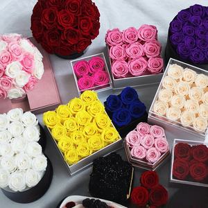 Hoa hồng bất tử, hoa tươi bảo quản tự nhiên, quà tặng Giáng sinh Valentine bán buôn, hộp hoa hồng bảo quản vĩnh cửu - Product Image 4