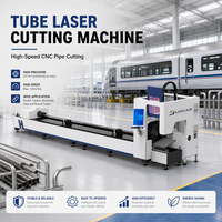 Machine de découpe laser industrielle pour tuyaux, profilés ouverts et fermés, destinée aux pièces métalliques de quincaillerie de meubles