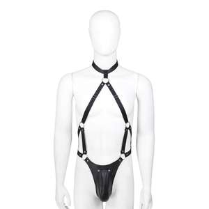 Costume Sexy da Uomo, Lingerie Erotica Gay, Cinture Elastiche con Jockstrap, Imbracatura per il Corpo Fetish SM, Biancheria Intima Bondage - Product Image 1