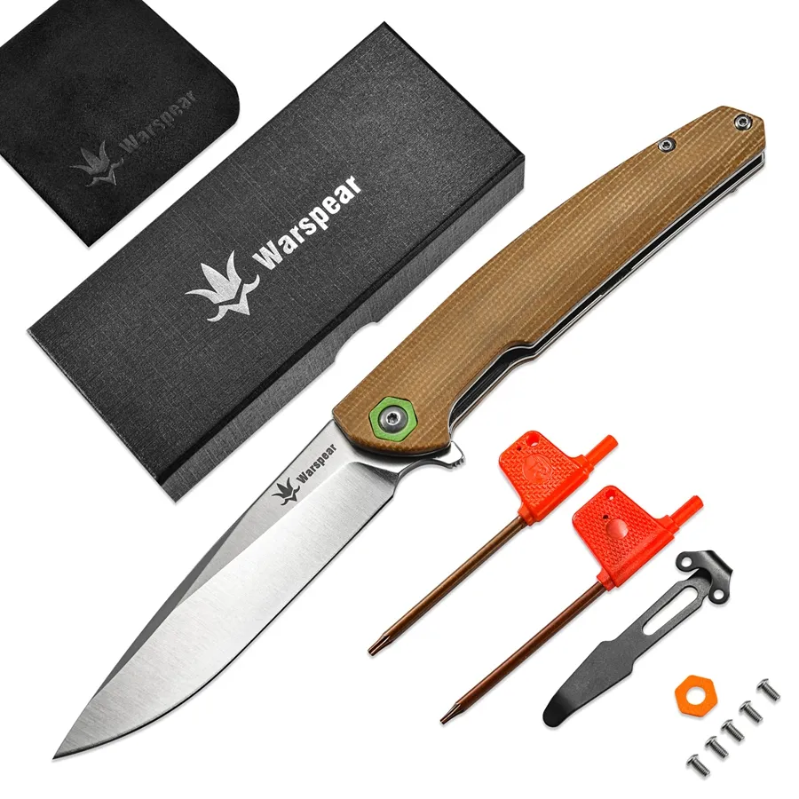 Orijinal tasarım bıçak üreticisi kamp avcılık hayatta kalma bıçağı ile Micartar kolu özel rambo bıçak