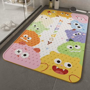 Alfombra <span class=keywords><strong>de</strong></span> Baño Antideslizante Cuadrada con Patrón <span class=keywords><strong>de</strong></span> Animales <span class=keywords><strong>de</strong></span> Dibujos Animados, Alfombra <span class=keywords><strong>de</strong></span> Ducha para Niños, Alfombra Impermeable Resistente a Caídas - Product Image 6