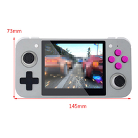 Console de jeu portable rétro RG350 16 Go avec prise en charge de la carte TF 256 Go, écran IPS 3,5 pouces, prise US, plus de 3000 jeux, multijoueur, portable