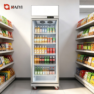 Réfrigérateur commercial pour boissons, bière, vitrine à porte unique, refroidisseur de boissons, présentoir à vin pour supermarché - Product Image 2
