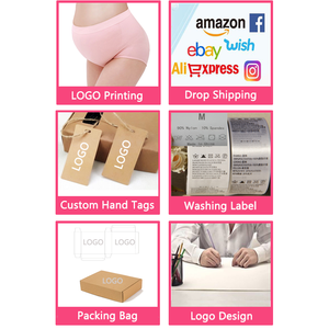 Ingrosso Logo Personalizzato Comfort Vita Alta Maternità Più Dimensioni delle <span class=keywords><strong>Donne</strong></span> <span class=keywords><strong>in</strong></span> <span class=keywords><strong>gravidanza</strong></span> mutandine senza soluzione di continuità Biancheria intima per la Donna - Product Image 6