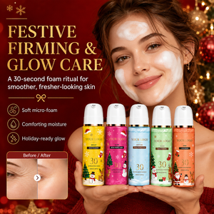 Set de Mascarillas de Espuma de Acción Rápida, Hidratación en 30 Segundos, Alivia la Piel Opaca y Cansada, Rosa PDRN, Set de Regalo de Mascarillas de Espuma Navideñas - Product Image 2