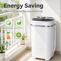 Household Portable Electric Washing Machine Top-load Washer 7.5kg Clothes Washing Machine