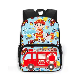 Hot Selling Mochilas Children's car cartoon printing boys Backpack Cute School Bags
