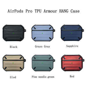 Meilleures ventes Étui à armure d'épée Étui de protection robuste avec porte-clés Étui antichoc pour Airpod <span class=keywords><strong>Pro</strong></span> Cover - Product Image 6