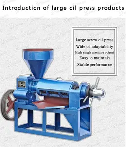 Small Business Diesel Engine Cotton Sunflower Seed Oil Press Mill Machinery
