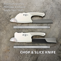 Couteau à découper en acier inoxydable forgé à la main, couteau à viande pour la maison, la cuisine, le restaurant, couteau chinois robuste pour hacher la viande