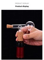 Meilleures ventes : Verseur de vin sphérique en verre borosilicate de haute qualité, décanteur rapide portable en forme de pêche, 101-200 ml, personnalisable, style nordique