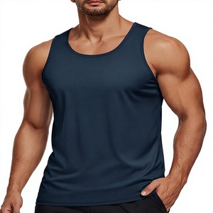 <b>Men</b>’s Tank Top Sleeveless Shirt Cotton <b>Gym</b> Workout <b>Vest</b> Breathable Athletic Fitness Training Top Casual Summer Sportswear - Product Image 1