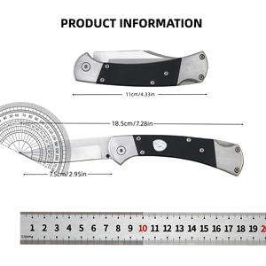 Coltello Tascabile Pieghevole <span class=keywords><strong>BUCK</strong></span> D2, Leggero e Resistente, Strumento EDC per Collezionisti di <span class=keywords><strong>Coltelli</strong></span>, Personalizzabile OEM per Uso in Campeggio - Product Image 2