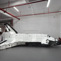 Avion gonflable géant, navette spatiale, modèle de vaisseau spatial pour activité sur le thème de l'espace, exposition de musée scientifique, autres événements
