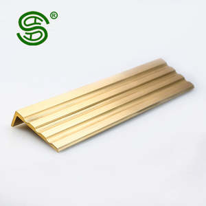 Inserti antiscivolo per gradini in ottone dorato di alta qualità - Product Image 3