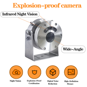 Cámara <span class=keywords><strong>Ptz</strong></span> a prueba de explosiones Firecore, carcasa 4K, ojo de pez, Cctv, cámara a prueba de explosiones, cámara a prueba de explosiones de acero inoxidable - Product Image 5