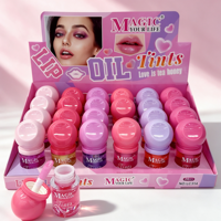 MAGIC YOUR LIFE LC312 Huile à lèvres scintillante hydratante, repulpeur de lèvres brillant, hydratant longue durée, couleur tendance, maquillage pour les lèvres, 24 pièces/boîtes
